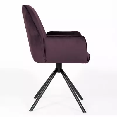 Luna Chair - Velvet Mulberry